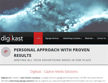 Tablet Screenshot of digikast.com